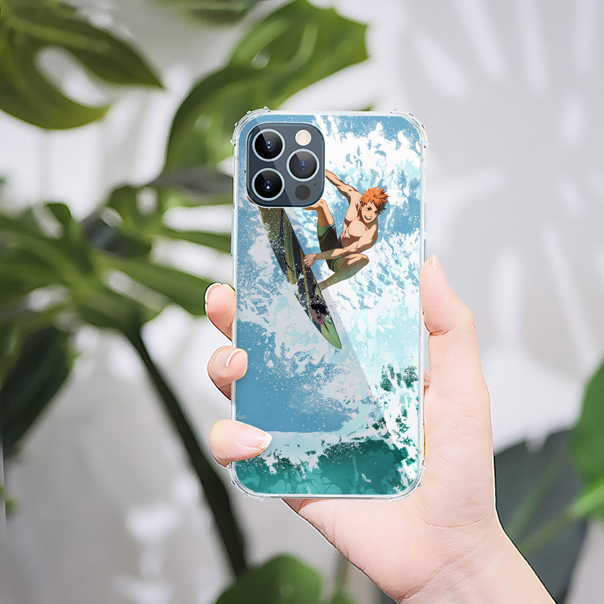 （画像用） ハイキュー!! Haikyu!! 【iPhone 12シリーズ対応】透明スマホケース（クリアソフトケース）